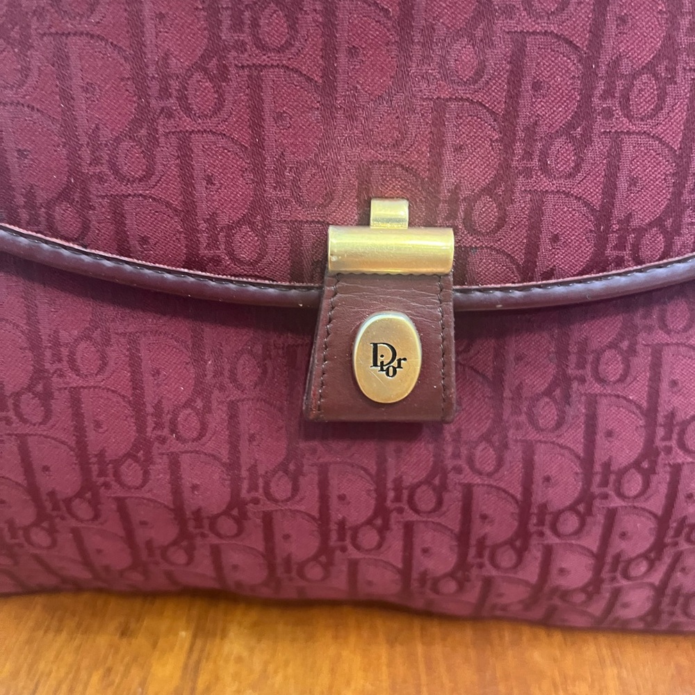 Authentic monogram vintage Christian Dior crossbody bag - Picture 3 of 14